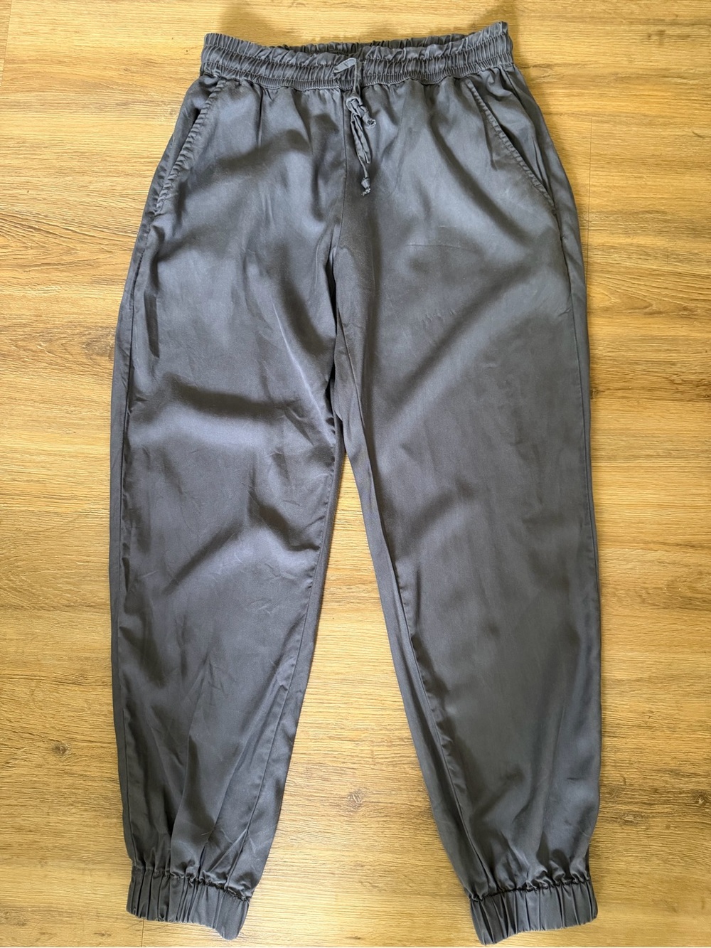 Magaschoni 100% Tencel Lyocell Jogger Pants XS Charcoal Gray Luxe Lounge